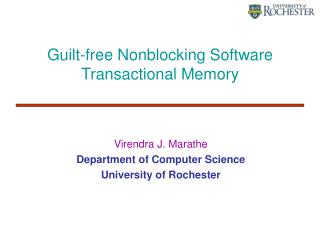 Guilt-free Nonblocking Software Transactional Memory