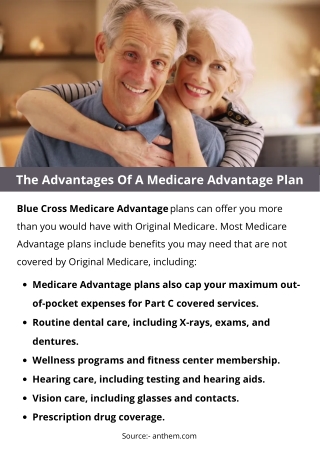 The Advantages Of A Medicare Advantage Plan