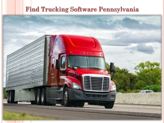 Find Trucking Software Pennsylvania