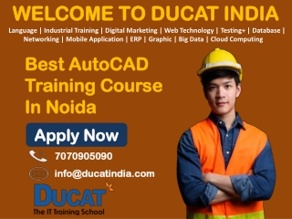 Best AutoCAD Training Course In Noida