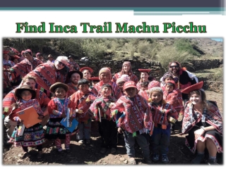 Find Inca Trail Machu Picchu