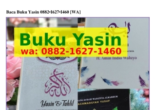 Baca Buku Yasin Ô88ᒿ.16ᒿᜪ.1Ꮞ6Ô[WA]