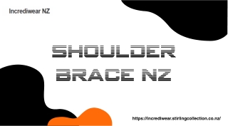 Get the Best shoulder brace nz from IncrediwearNZ