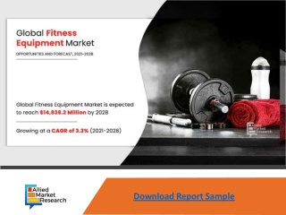 Fitness Equipment Market Expected to Reach $14.8 Billion by 2028—Allied Market R