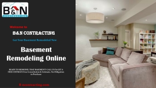 Basement Remodeling Online