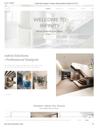 Infinity Interior Online Presentations Channel