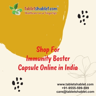 Buy Immunity Booster Capsule Online in India | TabletShablet
