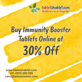 Buy Immunity Booster Tablets Online at 30% Off | TabletShablet
