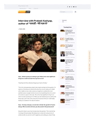 #FamousAuthor, #FrontlistAuthorInterview , Famous Author, Frontlist Author Inter