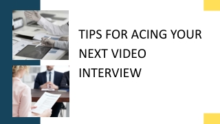 Prepare Your Video Interview With RightPeople