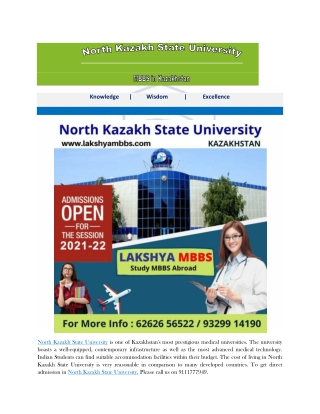 North Kazakh State University