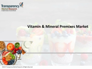 Vitamin & Mineral Premixes Market