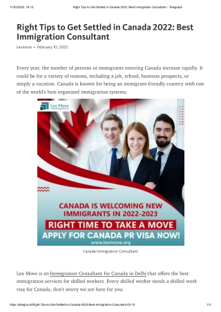 Best Immigration Consultant – Lexmove