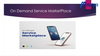 On Demand Service MarketPlace