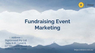 Fundraising Event Marketing
