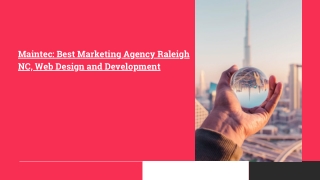 Maintec Best Marketing Agency Raleigh NC, Web Design and Development