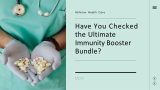 Have You Checked the Ultimate Immunity Booster Bundle