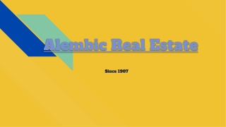 Alembic Real Estate | 3 BHK Apartments in Chhani Nizampura