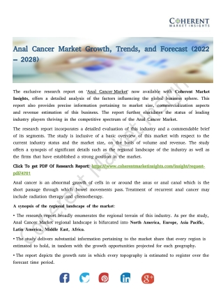 Anal Cancer Market