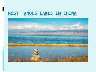 Most Famous Lakes in China