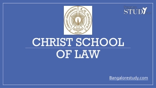 Christ School of Law