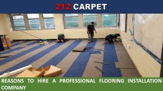 Reasons to Hire a Professional Flooring Installation Company