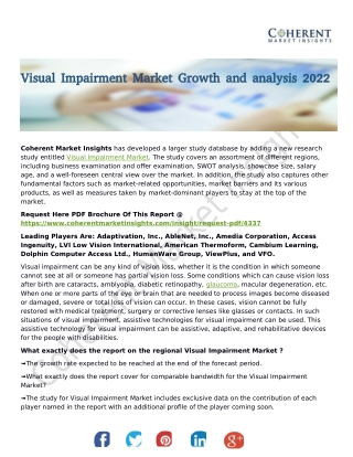 Visual Impairment Market