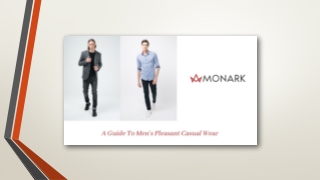 A Guide To Men’s Pleasant Casual Wear