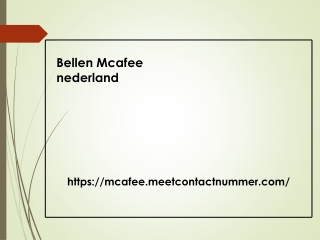 Mcafee Nummer