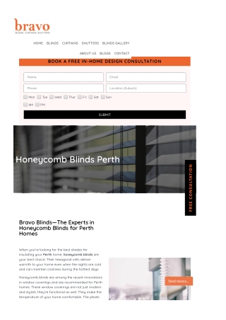 Honeycomb Blinds Perth