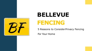 5 Reasons to Consider Privacy Fencing For Your Home