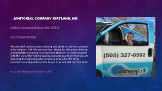 Janitorial Company Kirtland, NM