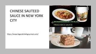 Chineses Sauteed Sauce Fried Rice in New York City