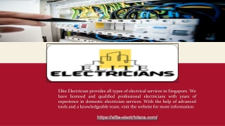 electrCrisis Electrical Service Scope!ical services Singapore