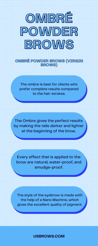 Ombré Powder Brows (Virgin Brows) Info