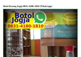 Botol Kosong Jogja Ô8౩l-4l8Ô-l8lÔ{WA}