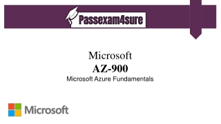 Valid Microsoft AZ-900 Dumps PDF - 100% Effective Results | PassExam4Sure