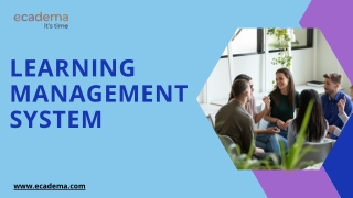 Learning Management System | ecadema it’s time