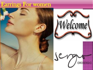 Earrings for Women - Online Earrings Toronto | Orosergio Jewelery &ndash