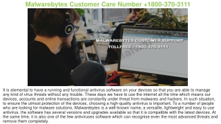 Malwarebytes Antivirus Technical Support Number  +1 (888) 324-5552