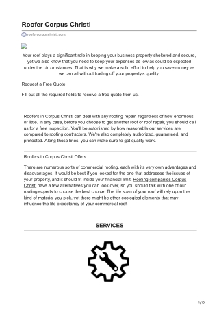 Roofer Corpus Christi