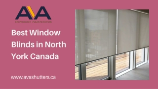 Best Window Blinds in North York Canada