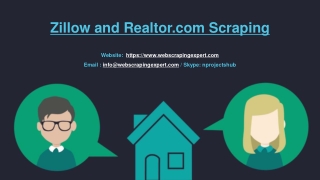 Zillow and Realtor.com Scraping