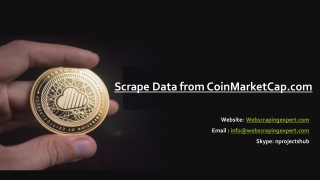 Scrape Data from CoinMarketCap.com