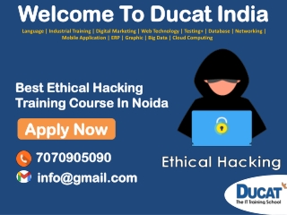 BEST ETHICAL HACKING TRAINING IN NOIDA