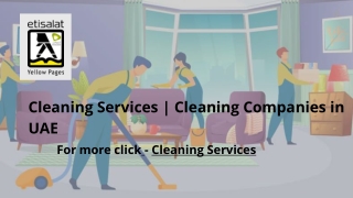 Cleaning Services  Cleaning Companies in UAE (5)