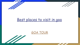 The best place to visit in Goa / Travools