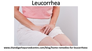 Ayurvedic Treatment for Leucorrhea