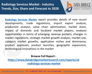 U.K. Radiology Services Market