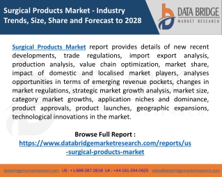 U.S. Surgical Products Market